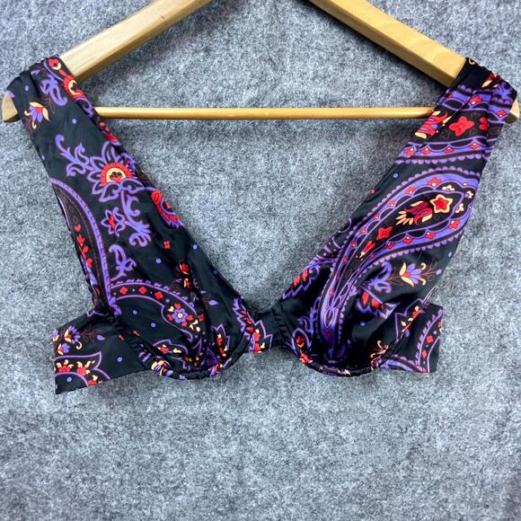 Revolve Danielle Bernstein WeWoreWhat Top Womens S Paisley Underwire Bra Tank - Picture 1 of 5